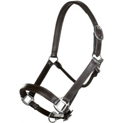 HKM Kožená ohlávka Economic brown – Zboží Mobilmania