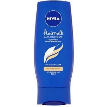 Nivea Hairmilk pečující kondicionér pro silné a nepoddajné vlasy 200 ml