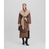 Dámský kabát Karl Lagerfeld Reversible Soft Coat light beige