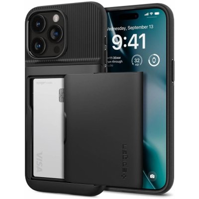 Pouzdro Spigen Slim Armor CS iPhone 15 Pro černé – Zboží Mobilmania