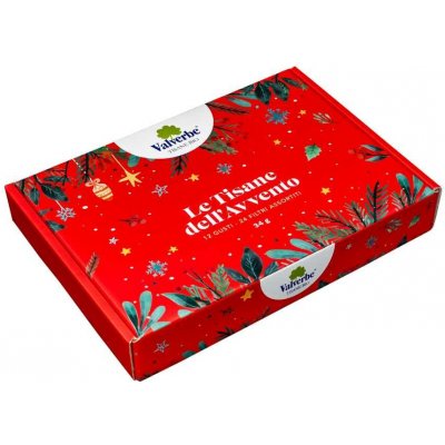 Valverbe Adventní kalendář 24 ks bylinných čajů – Zboží Dáma
