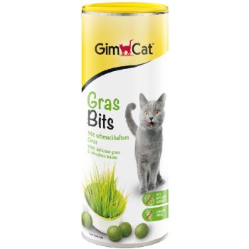 GimCat GrasBits tablety s kočičí trávou 425 g