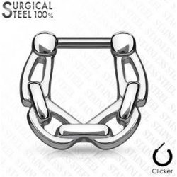 Šperky4U ocelový piercing do nosu septum NS0028