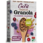 Avena GoFit Bezlepková granola brusinka a borůvka 250 g – Zboží Dáma