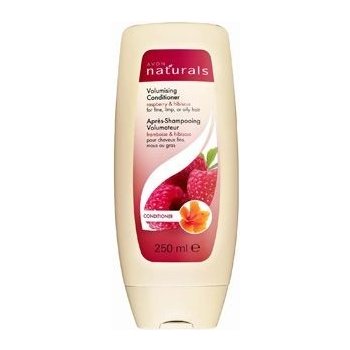 Avon Naturals Conditioner pro zvětšení objemu s malinou a ibiškem pro jemné nebo mastné vlasy 250 ml