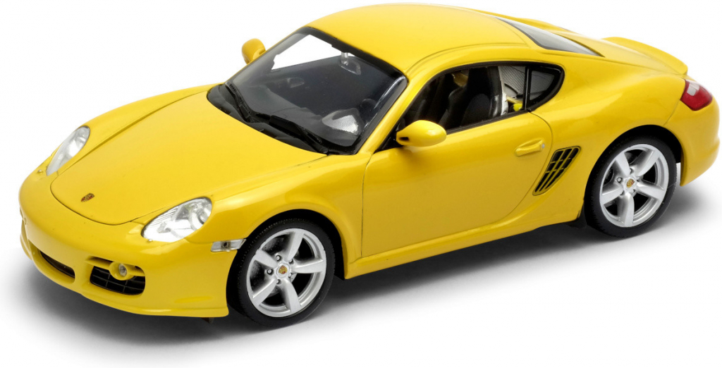Welly Porsche Cayman S žluté 1:24