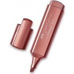 Faber-Castell Textliner 46 Metallic metalická červená – Zboží Živě