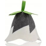 Velforia Čepice Šedobílý zvonek se zeleným listem plstěná – Zbozi.Blesk.cz