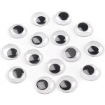 Samolepicí oči Ø15 mm - viz foto (50 ks) – Zboží Dáma