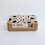 Stojan na vizitky | 3D doplňky do kanceláře Barva: Latte brown, Vzor: Japandi 3D doplňky do kanceláře – Hledejceny.cz