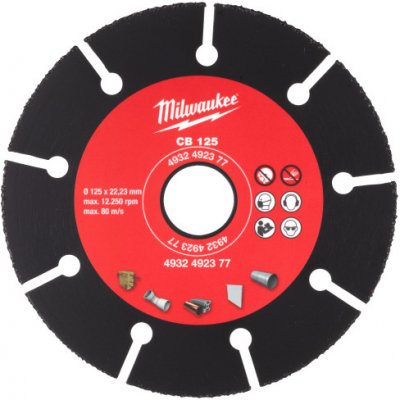 Milwaukee Karbidový řezný kotouč 125 x 22,2 mm 4932492377 – Zboží Mobilmania
