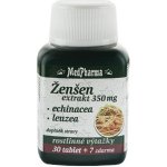 MedPharma Žen-šen 200 mg + Echinacea + leuzea 37 tablet – Hledejceny.cz