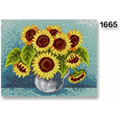 Stoklasa Vyšívací předloha 70240 1665 slunečnice žlutá 24x30cm – Zboží Dáma