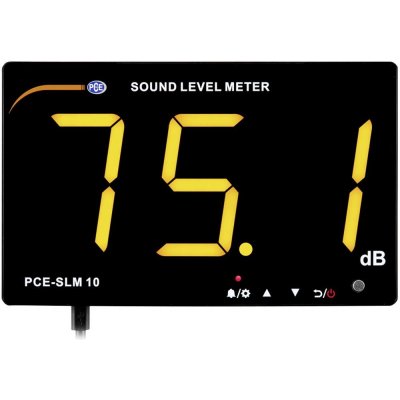 Hlukoměr PCE Instruments PCE-SLM 10, 30 - 130 dB, 31.5 Hz - 8.5 KHz, Kalibrováno dle:bez certifikátu