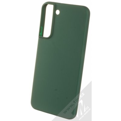 Pouzdro 1Mcz Matt B-Skinny TPU ochranné silikonové Samsung Galaxy S22 Plus 5G tmavě zelené