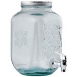 San Miguel Nádoba na vodu/barel s kohoutkem EST 1896, 4L, čirá Vidrios Recycled Glass – Sleviste.cz