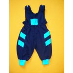 Pletex Tepláky s laclem Míša tmavě modrá tyrkysová – Zboží Dáma