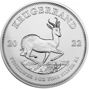 Krugerrand Rand Refinery Stříbrná mince 1 oz