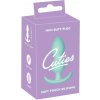 Anální kolík Cuties Mini Butt Plug silicone anal dildo mint 2.3cm