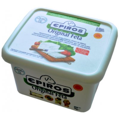 Epiros Řecký Feta sýr 2000 g – Zboží Dáma