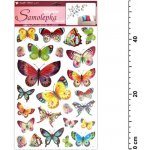 Anděl 10141 samolepící dekorace barevní motýli 53x29cm – Sleviste.cz