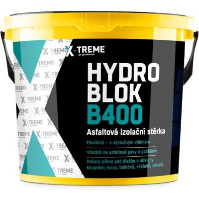 Asfaltová izolační stěrka HYDRO BLOK B400 10 kg kbelík – Zboží Mobilmania