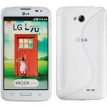 S Case LG L5 (E610) - bílé transparent – Zboží Živě