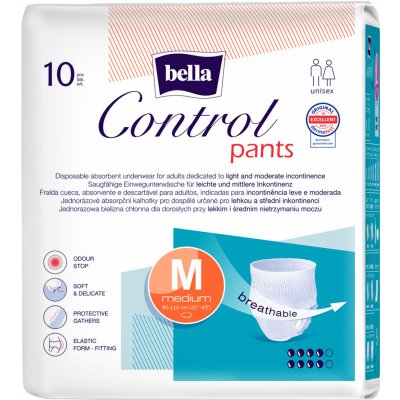 Bella Control pants absorpční kalhotky M 10 ks – Zboží Dáma