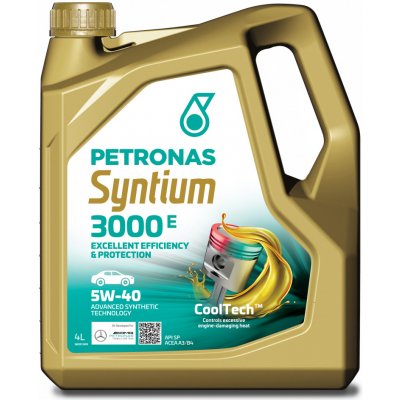Petronas Syntium 3000 E 5W-40 4 l – Zboží Mobilmania