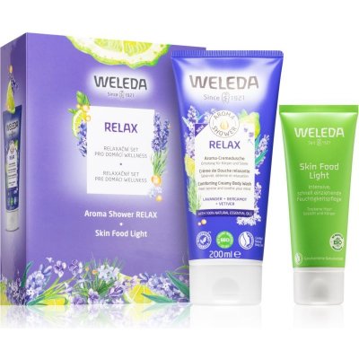 Weleda Aroma Relax sprchový krém 200 ml + osvěžující krém 75 ml dárková sada – Hledejceny.cz