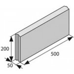 Best Parkan III obrubník 100 x 25 x 5 cm přírodní beton 1 ks – Zboží Mobilmania