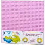 L-W Toys Základová deska 32x32 růžová – Zboží Mobilmania