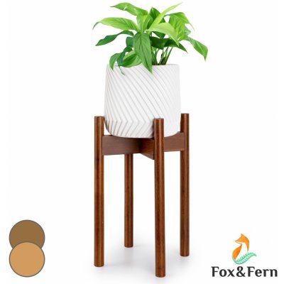 Fox & Fern Deventer stojany na rostliny pro květináče 20,3–30,5 cm 2 výšky bambusové provazy (PS-ADJ-STRAND-M-TALL)