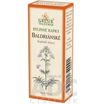 Grešík Baldriánské bylinné kapky 50 ml