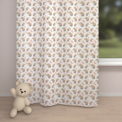 Biante Dětský bavlněný závěs Sandra SA-562 Spící jednorožci mezi hvězdičkami na bílém 150x190 cm – Hledejceny.cz