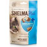 Shelma Cat Snack Immunity polštářky hovězí borůvka 60 g – Zbozi.Blesk.cz