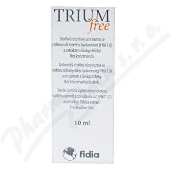 Trium free oční kapky 10 ml