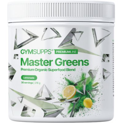 GymSupps Master Greens limonáda 216 g – Hledejceny.cz