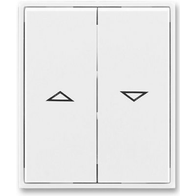 ABB Kryt žaluziového spínače Time 3558E-A00662 03 bílá/bílá – Hledejceny.cz