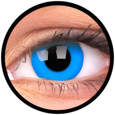 MaxVue Vision ColorVue Crazy čočky Sky Blue barevné jednodenní nedioptrické 2 ks – Zboží Dáma