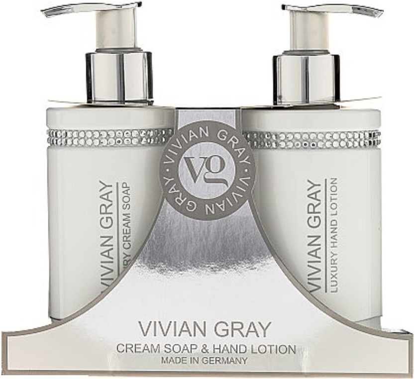 Vivian gray white crystals krémové mýdlo 250 ml + mléko na ruce 250 ml dárková sada