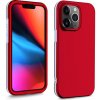 Pouzdro a kryt na mobilní telefon Apple PROTEMIO 35630 DUAL COLOUR Odolný kryt Apple iPhone 13 Pro červený