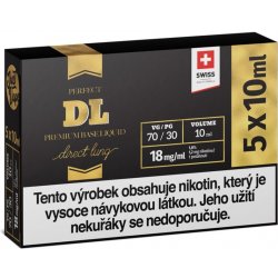 JustVape nikotinový booster DL VG70/PG30 18mg 5x10ml