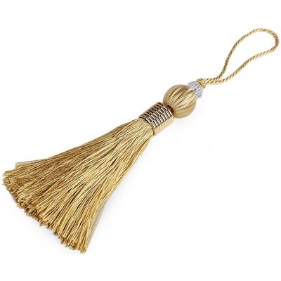 Prima-obchod Střapec délka 22-24 cm, barva 3 zlatá zlatá – Sleviste.cz