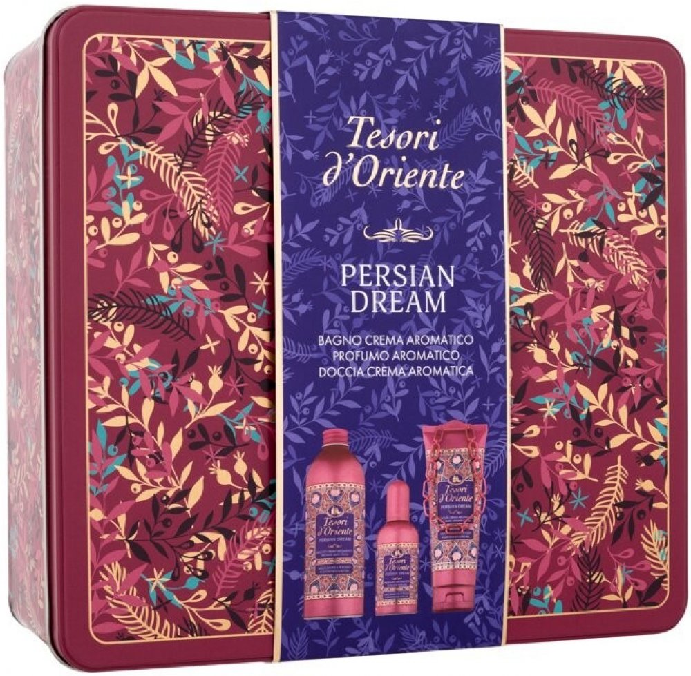 Tesori D'Oriente Ayurveda Geschenkset – Duschschaum 250 Ml, Duftspray 100 Ml & Duftkerze 109 G