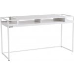 Nordic Design bílý kovový toaletní stolek Glamour 140 x 50 cm – Sleviste.cz