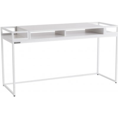 Nordic Design bílý kovový toaletní stolek Glamour 140 x 50 cm – Sleviste.cz