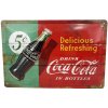 Obraz Nostalgic Art Plechová cedule Delicious Refreshing Coca - Cola 20 x 30 cm