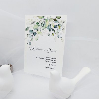 Svatební oznámení Listy eukalyptu 1 – Hledejceny.cz