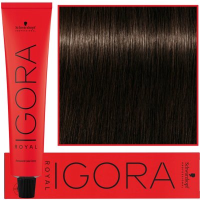 Schwarzkopf Igora Royal přírodní středně hnědá 4-0 60 ml – Hledejceny.cz